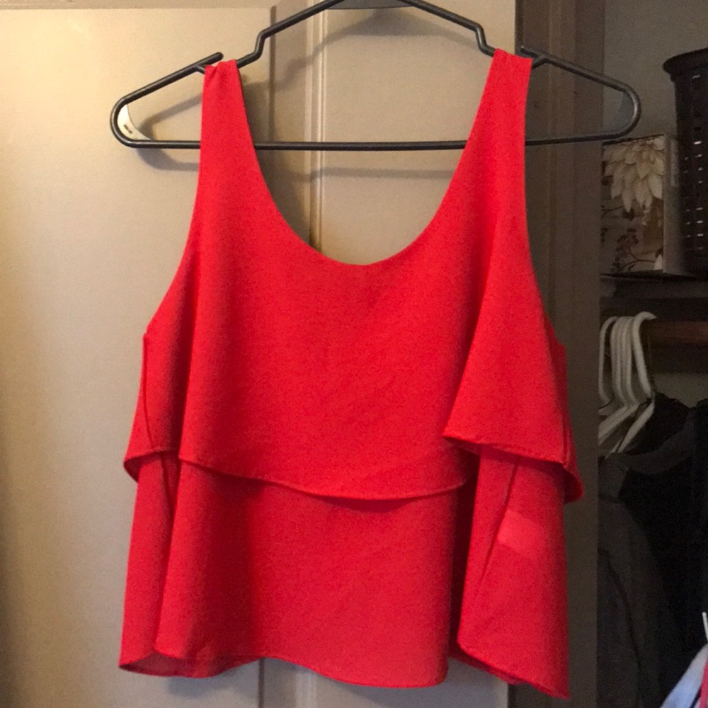 Red tank top